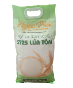 Gạo Ngọc Phú ST25 Lúa Tôm Cao Cấp EU Túi 5 kg